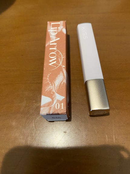 キス リップアロー 01 たまゆらベージュ/KiSS/口紅の画像