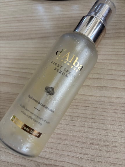 ダルバ ホワイトトリュフファーストスプレーセラム/ダルバ/ミスト状化粧水を使ったクチコミ(1枚目)