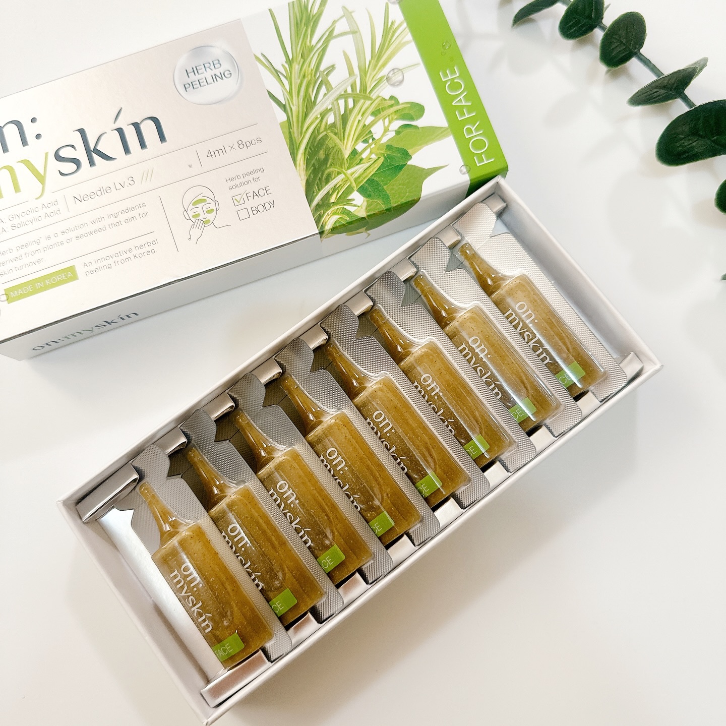 ハーブピーリング/on:myskin/ピーリングを使ったクチコミ（2枚目）