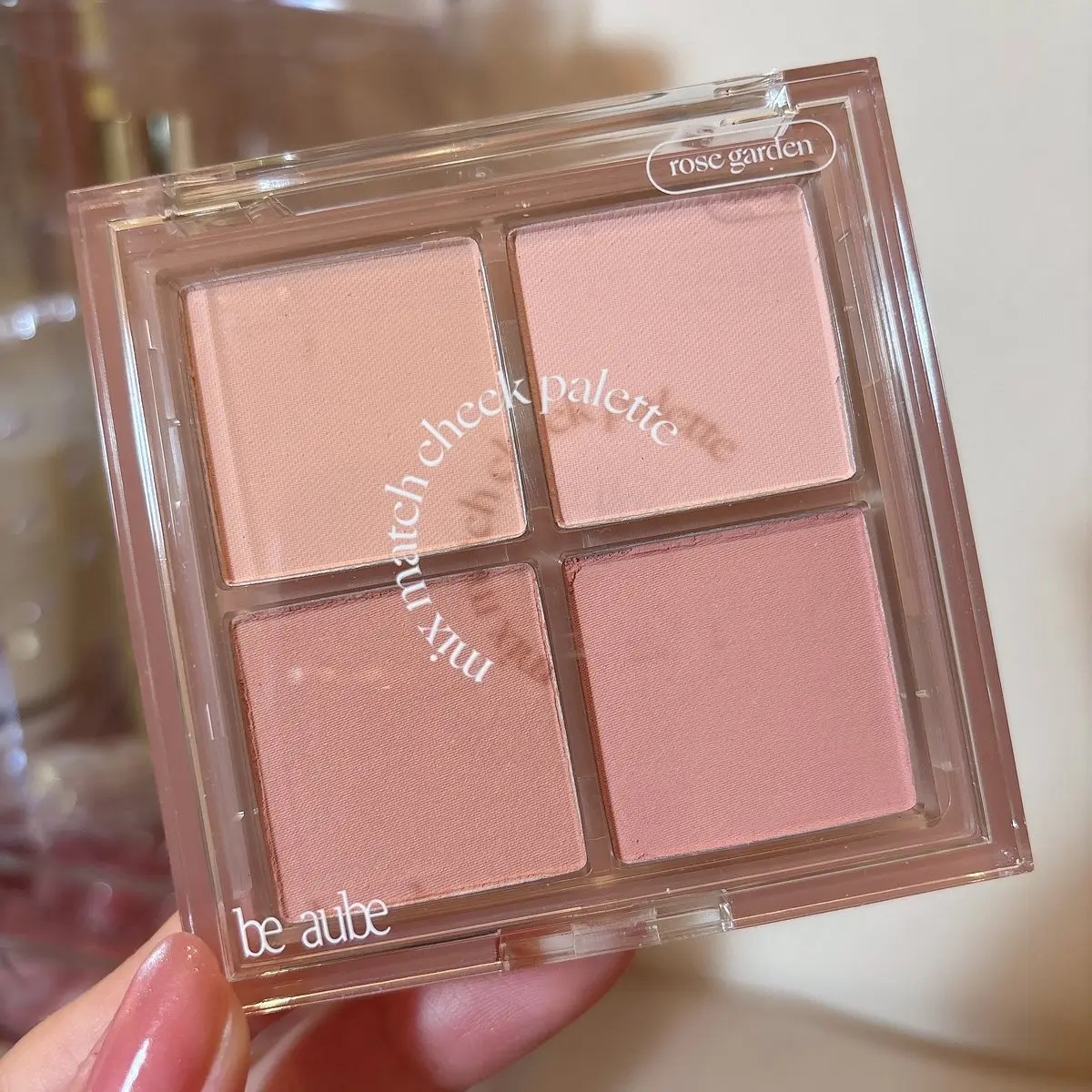 ミックスマッチチークパレット/be aube/パウダーチークを使ったクチコミ（1枚目）