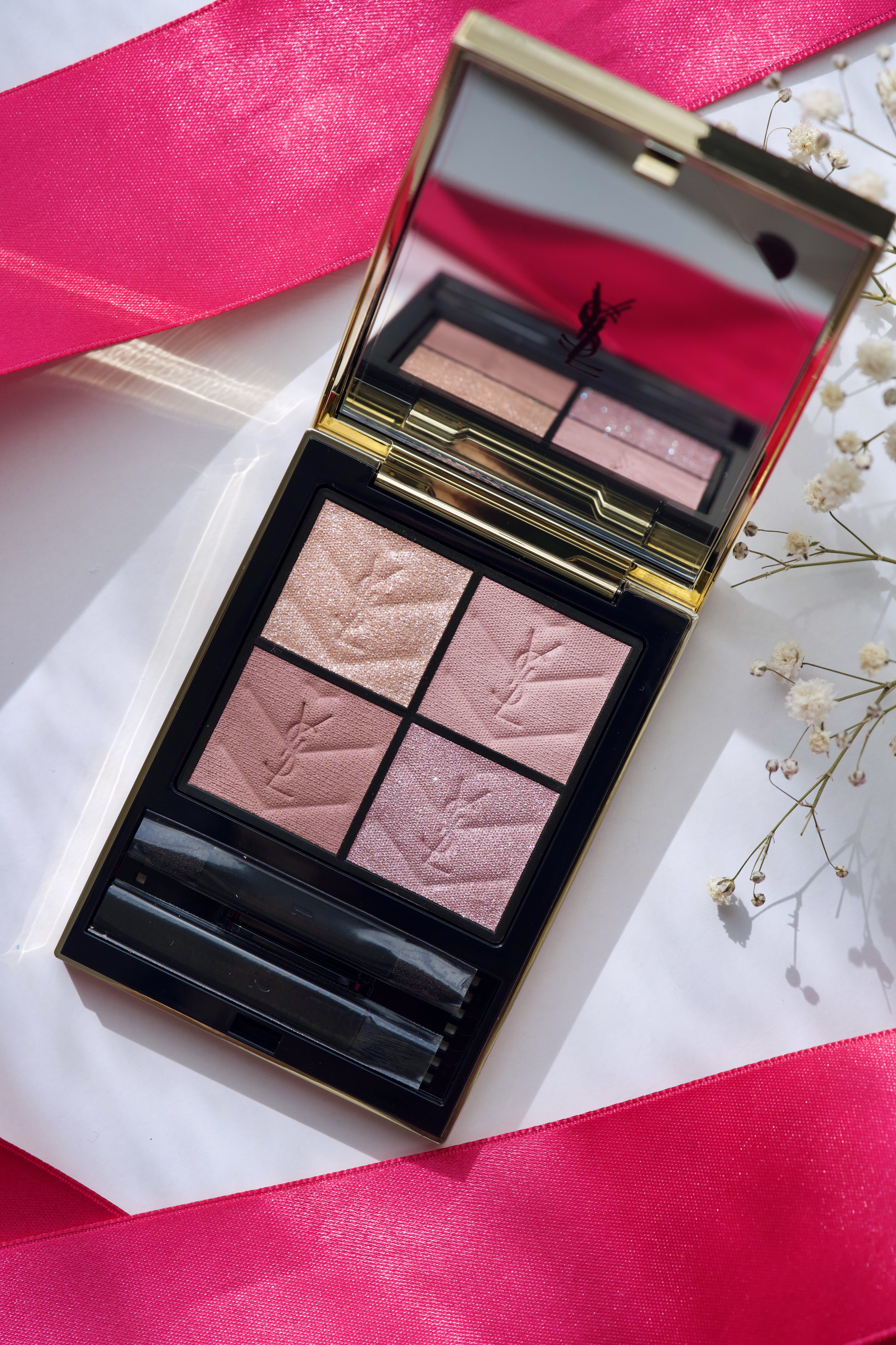 クチュール ミニ クラッチ No.126 スパークリング ラスト＜コレクター＞/YVES SAINT LAURENT BEAUTE/アイシャドウパレットを使ったクチコミ（2枚目）