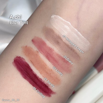 ブラーティント/A.chi/リップティントを使ったクチコミ(5枚目)