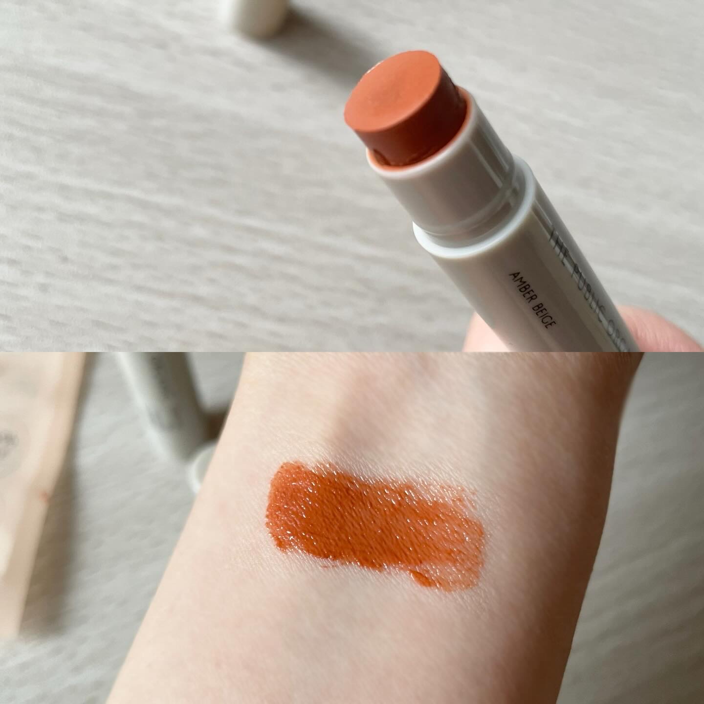 ザ パブリック オーガニック 精油カラーリップスティック/THE PUBLIC ORGANIC/リップクリームを使ったクチコミ（2枚目）