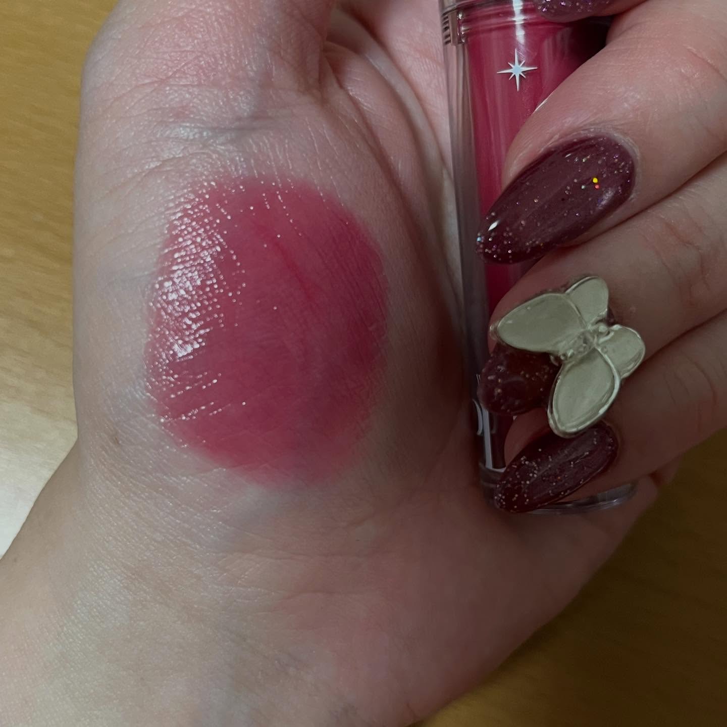 プリュールティント #5 フラッシュ/too cool for school/リップティントを使ったクチコミ（3枚目）