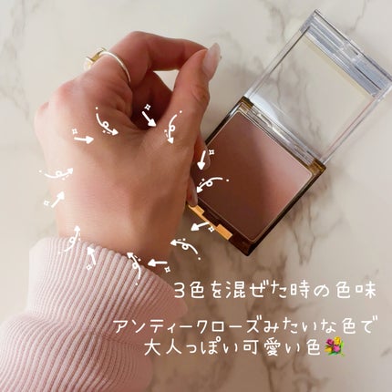 オーラティック ブラッシュ/excel/パウダーチークを使ったクチコミ(3枚目)