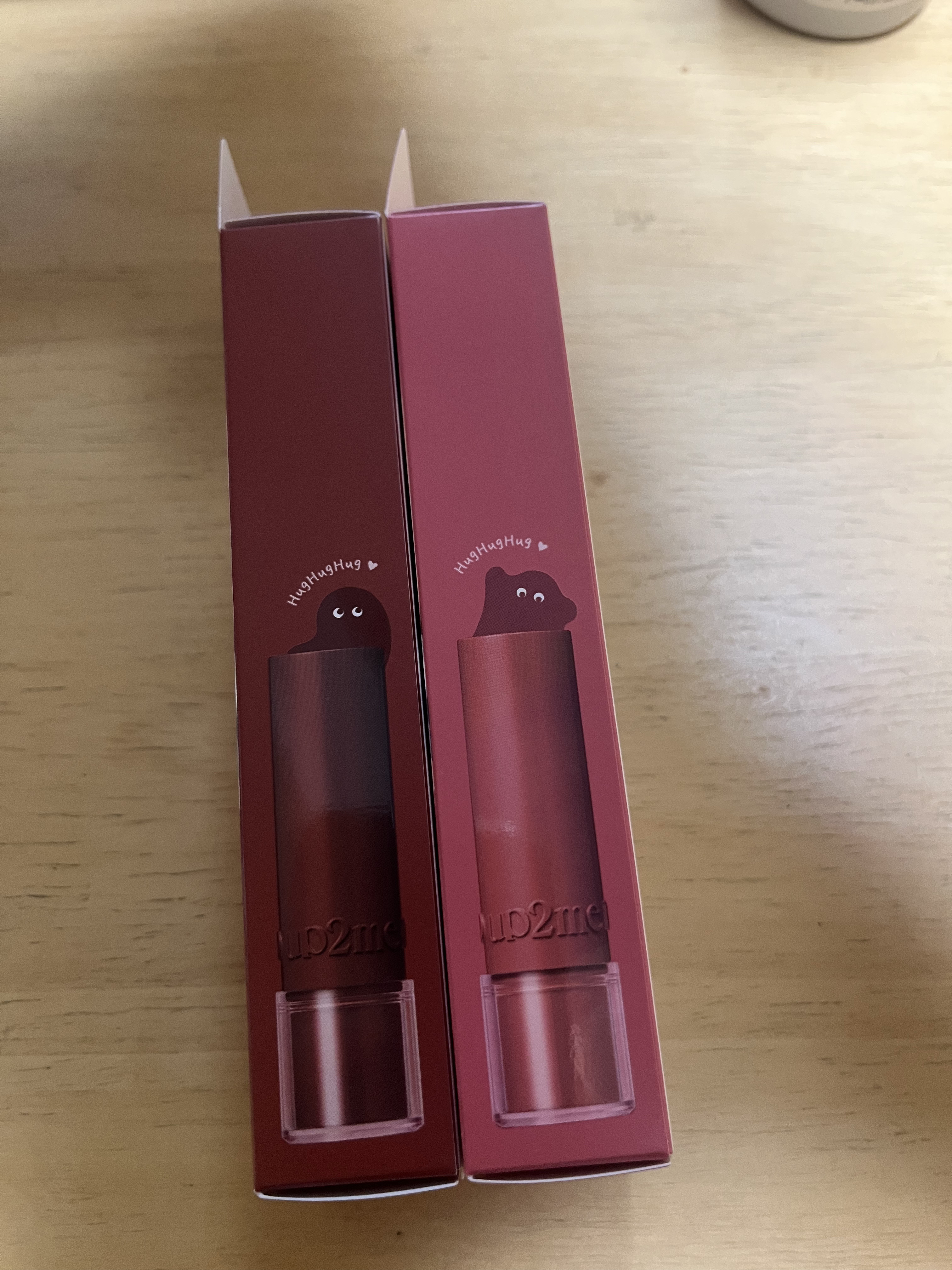 ハグマイリップ　カラーロックプランピーバーム/up2me/口紅を使ったクチコミ（3枚目）