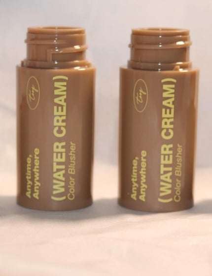 WATER CREAM COLOR BLUSHER/Tooq/リキッドチークを使ったクチコミ(10枚目)