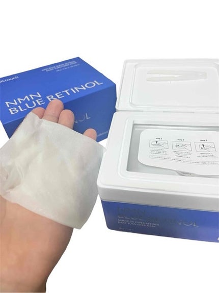 NMNブルースーパーレチノールデイリーターンオーバーマスク/Milk Touch/シートマスク・パックを使ったクチコミ(3枚目)