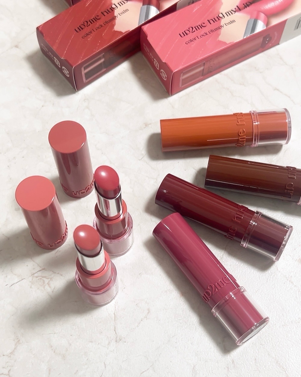 ハグマイリップ　カラーロックプランピーバーム/up2me/口紅を使ったクチコミ（1枚目）