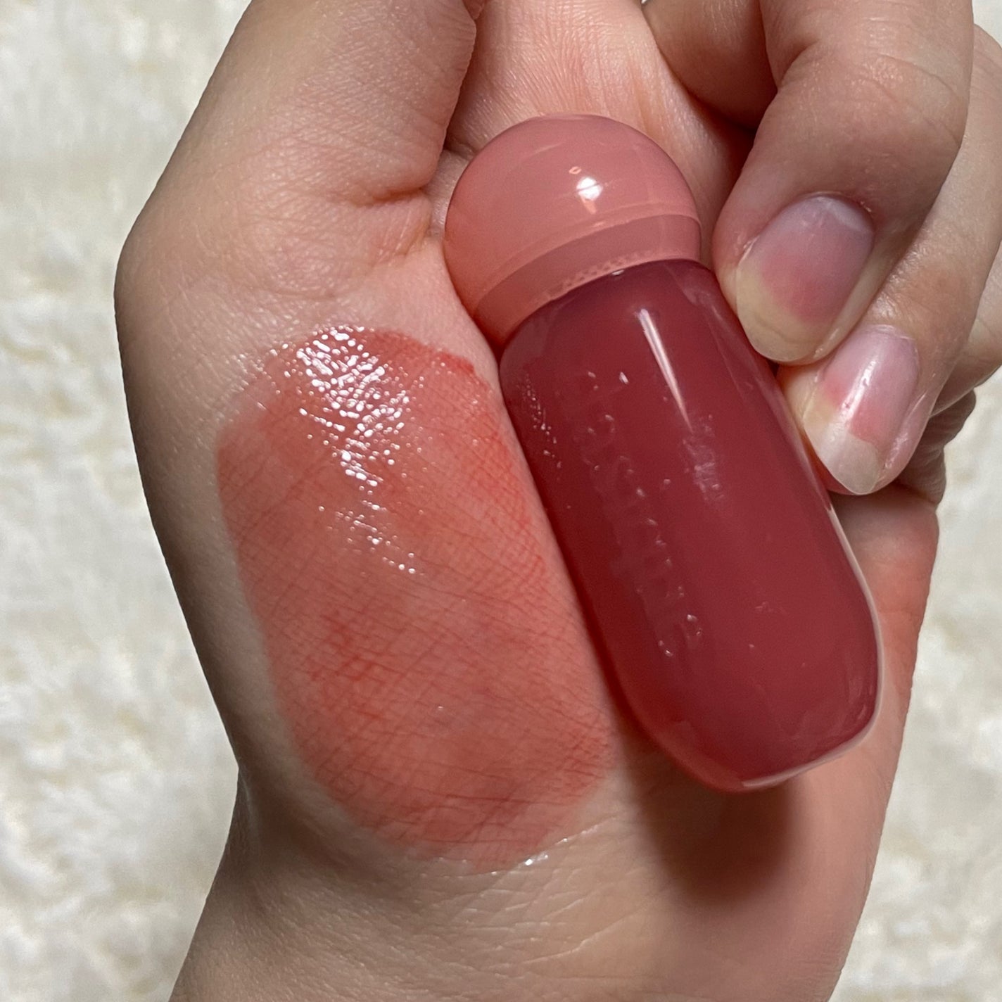 ジューシーデューイグロウティント/dasique/リップティントを使ったクチコミ(2枚目)