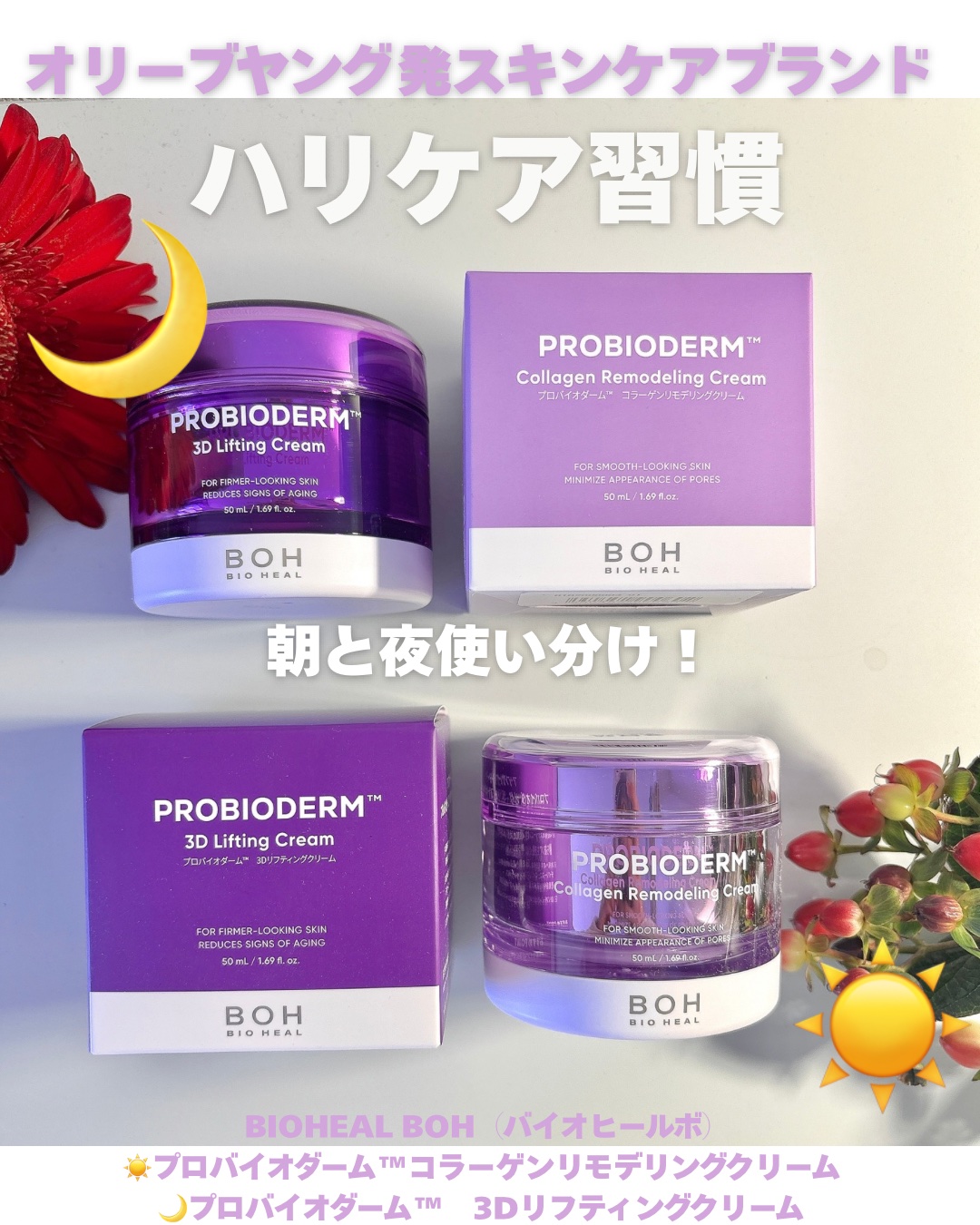 バイオヒールボ プロバイオダーム 3Dリフティングクリーム/BIOHEAL BOH/フェイスクリームを使ったクチコミ（1枚目）