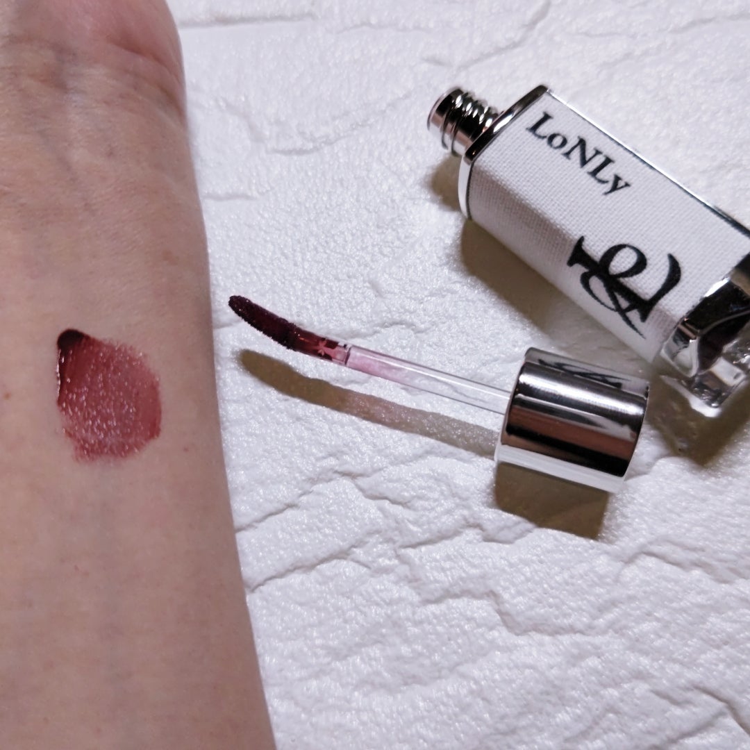 キャンドルライトジュレティント/LoNLy /リップティントを使ったクチコミ（2枚目）