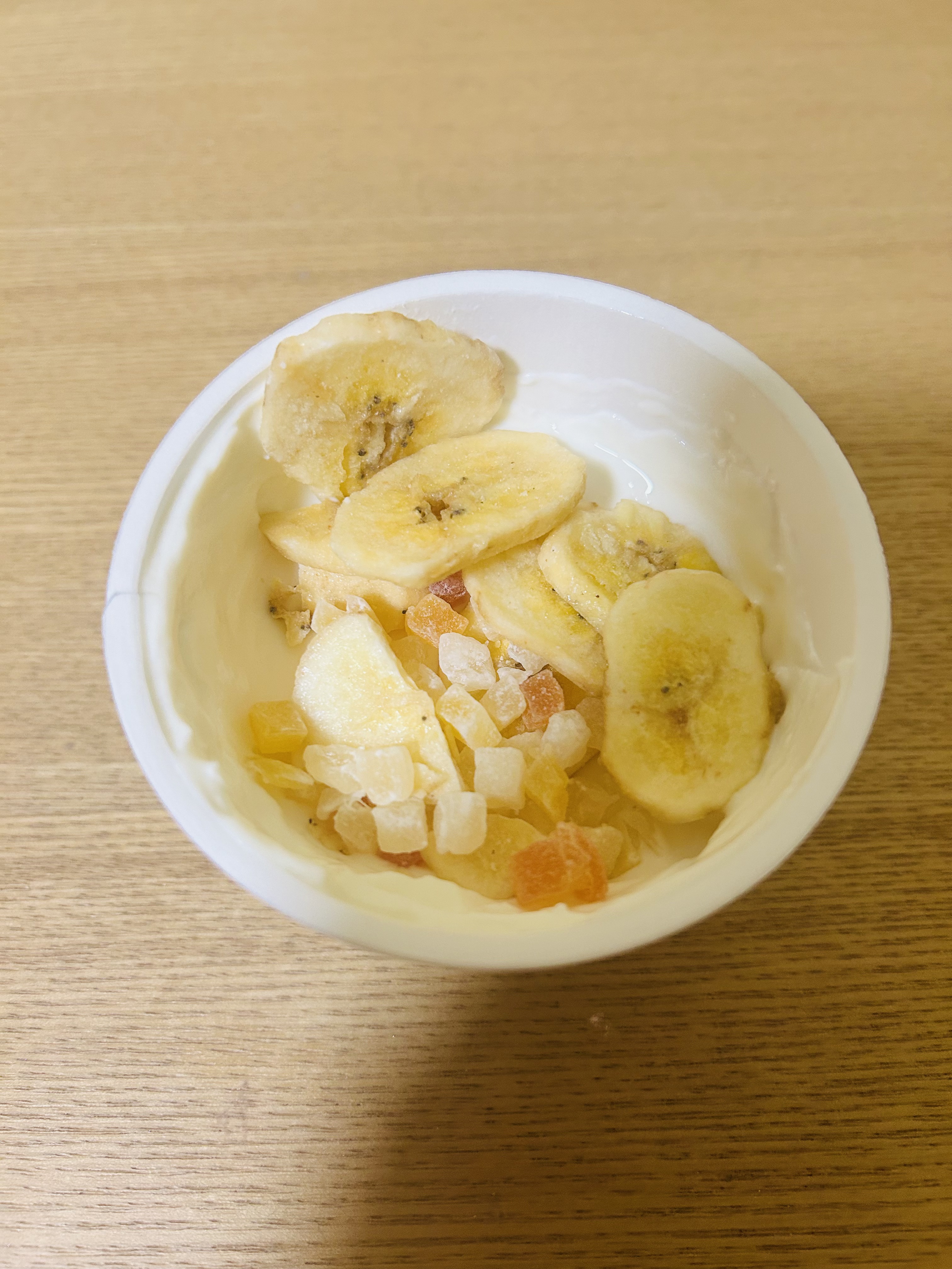 スキル TOPCUPバナナ＆ドライフルーツ/日本ルナ/ヨーグルトを使ったクチコミ（3枚目）