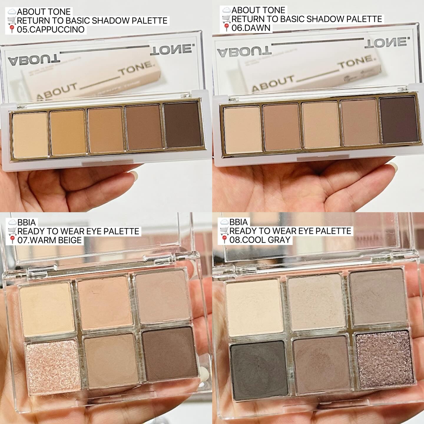 ベターザンパレット/rom&nd/アイシャドウパレットを使ったクチコミ（3枚目）