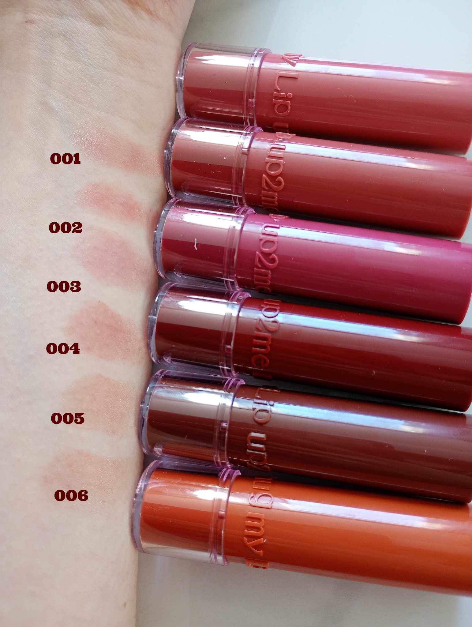 ハグマイリップ　カラーロックプランピーバーム/up2me/口紅を使ったクチコミ（2枚目）