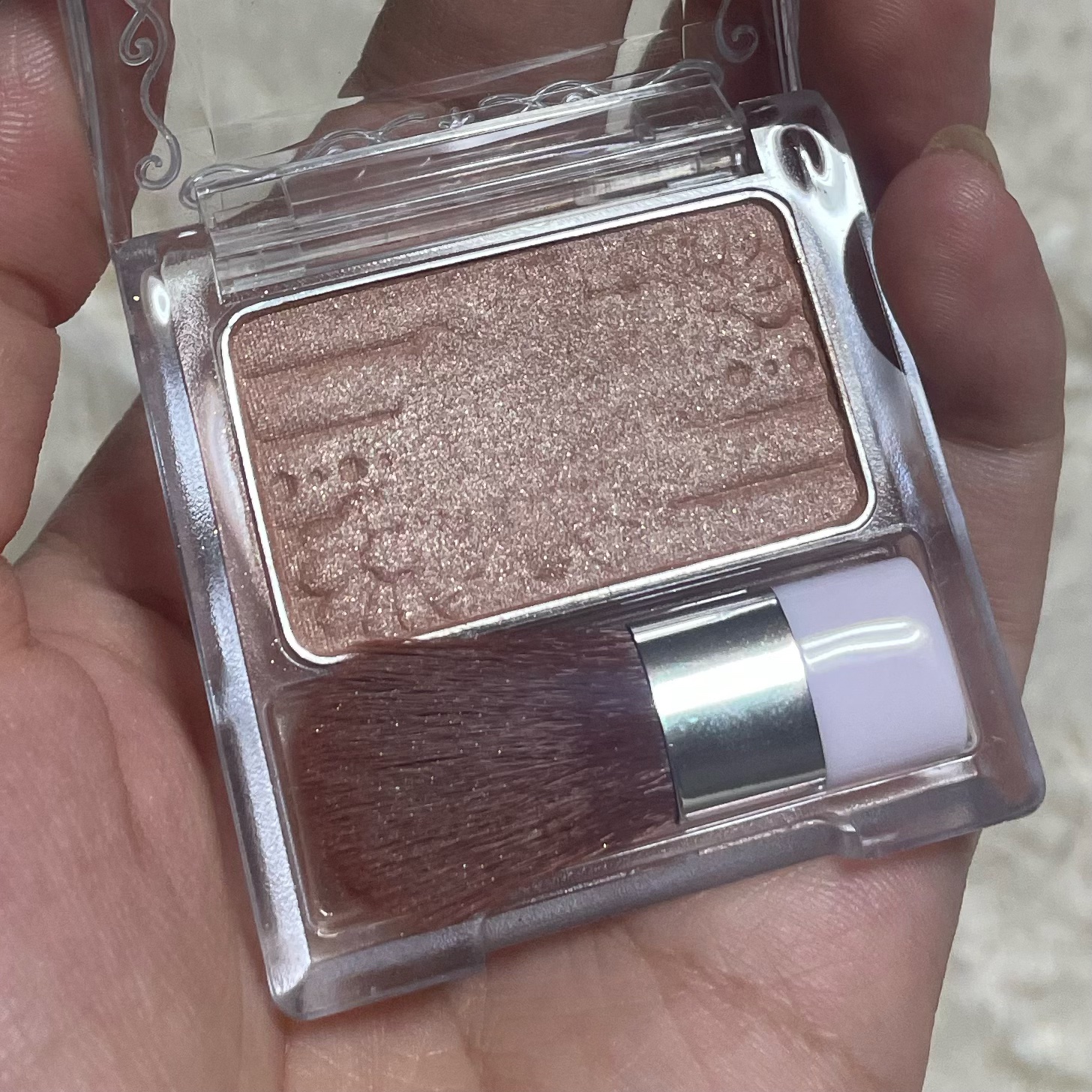 チークブラッシュ/CEZANNE/パウダーチークを使ったクチコミ（3枚目）