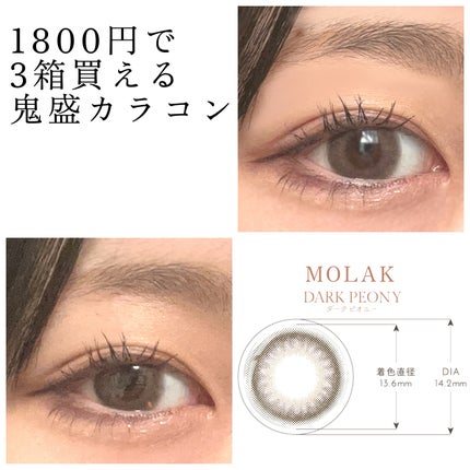 MOLAK 1day/MOLAK/ワンデー(1DAY)カラコンを使ったクチコミ(1枚目)