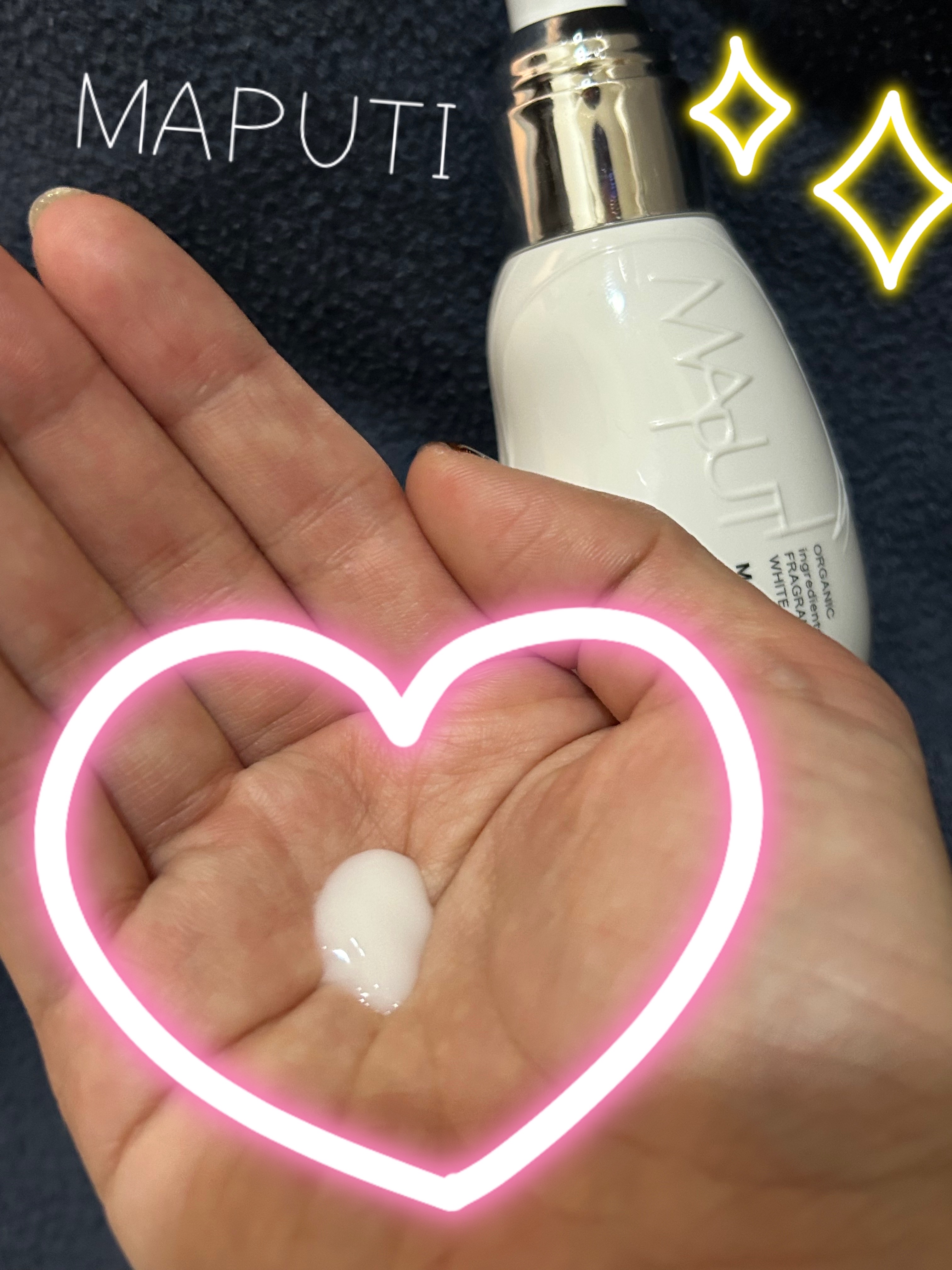 オーガニックフレグランスホワイトクリーム/MAPUTI/デリケートゾーンケアを使ったクチコミ（1枚目）