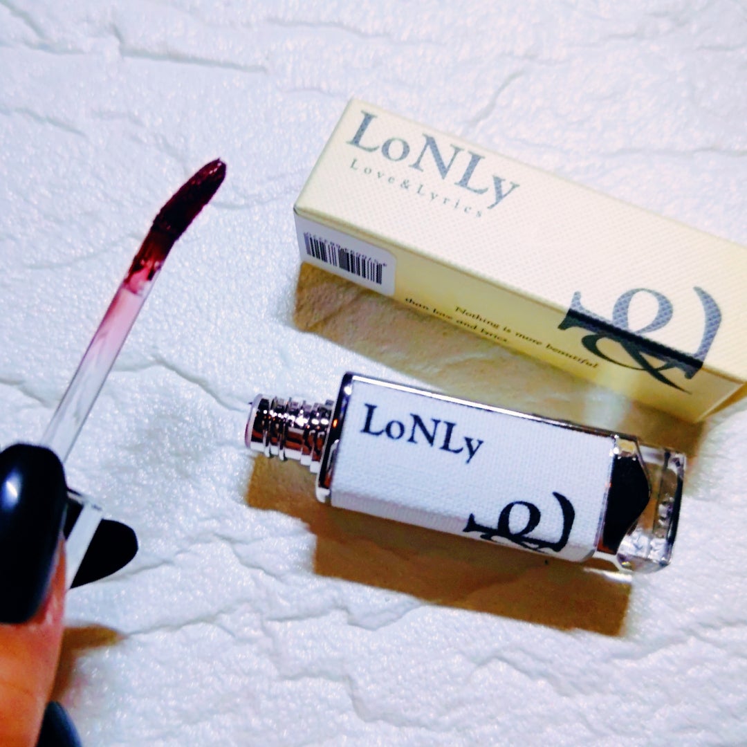 キャンドルライトジュレティント/LoNLy /リップティントを使ったクチコミ（3枚目）