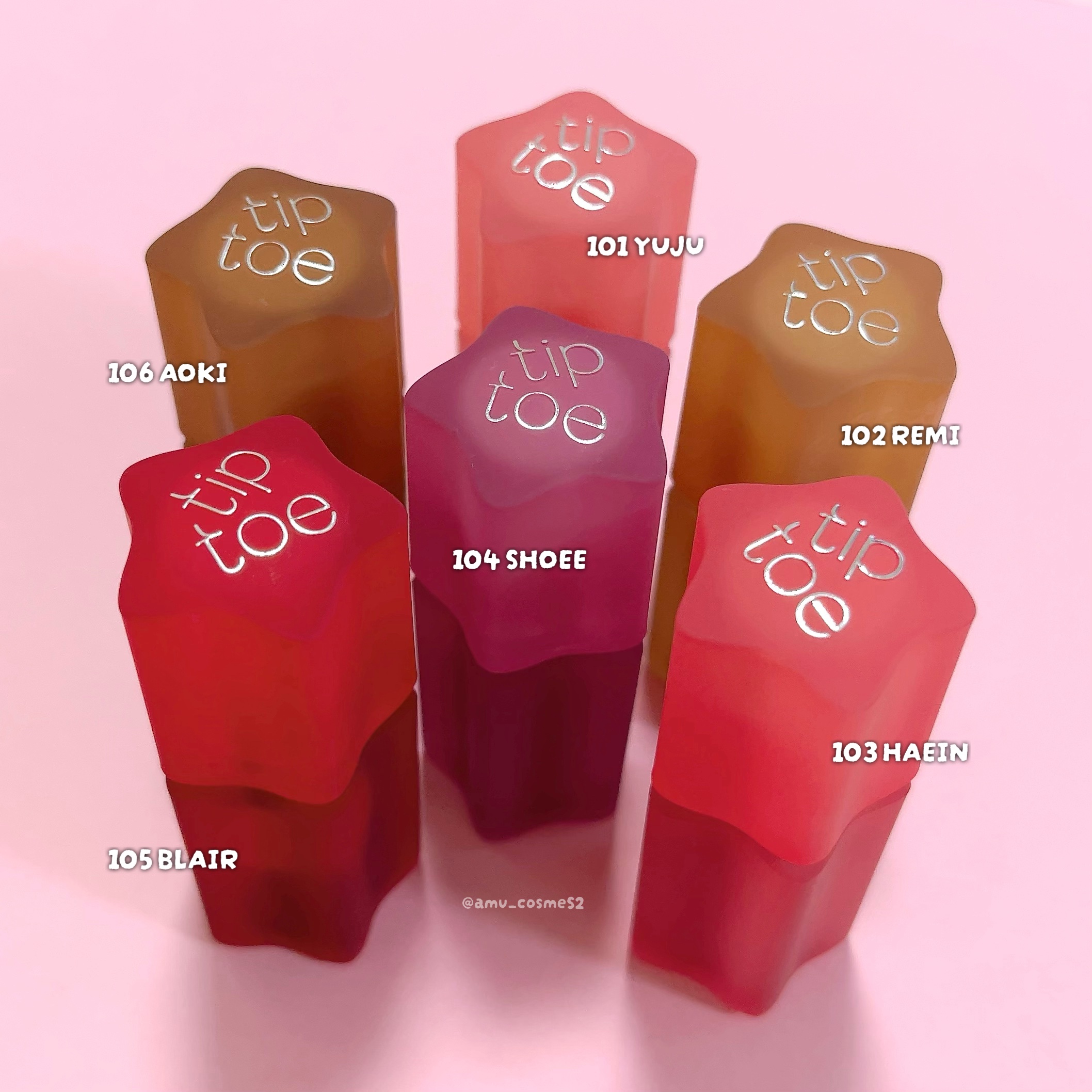 ブラーレットソルベティント 106 アオキ/tiptoe/リップティントを使ったクチコミ（1枚目）