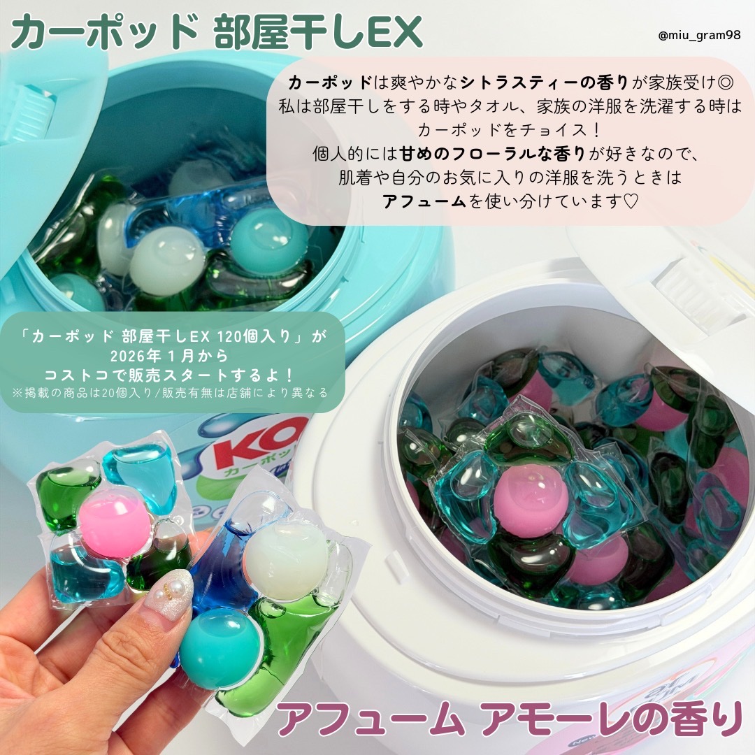 5in1洗濯洗剤/arFUM/洗濯洗剤を使ったクチコミ（3枚目）