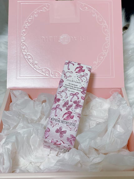 リップラッカー ブルーミングガーランド/JILL STUART/口紅を使ったクチコミ(3枚目)