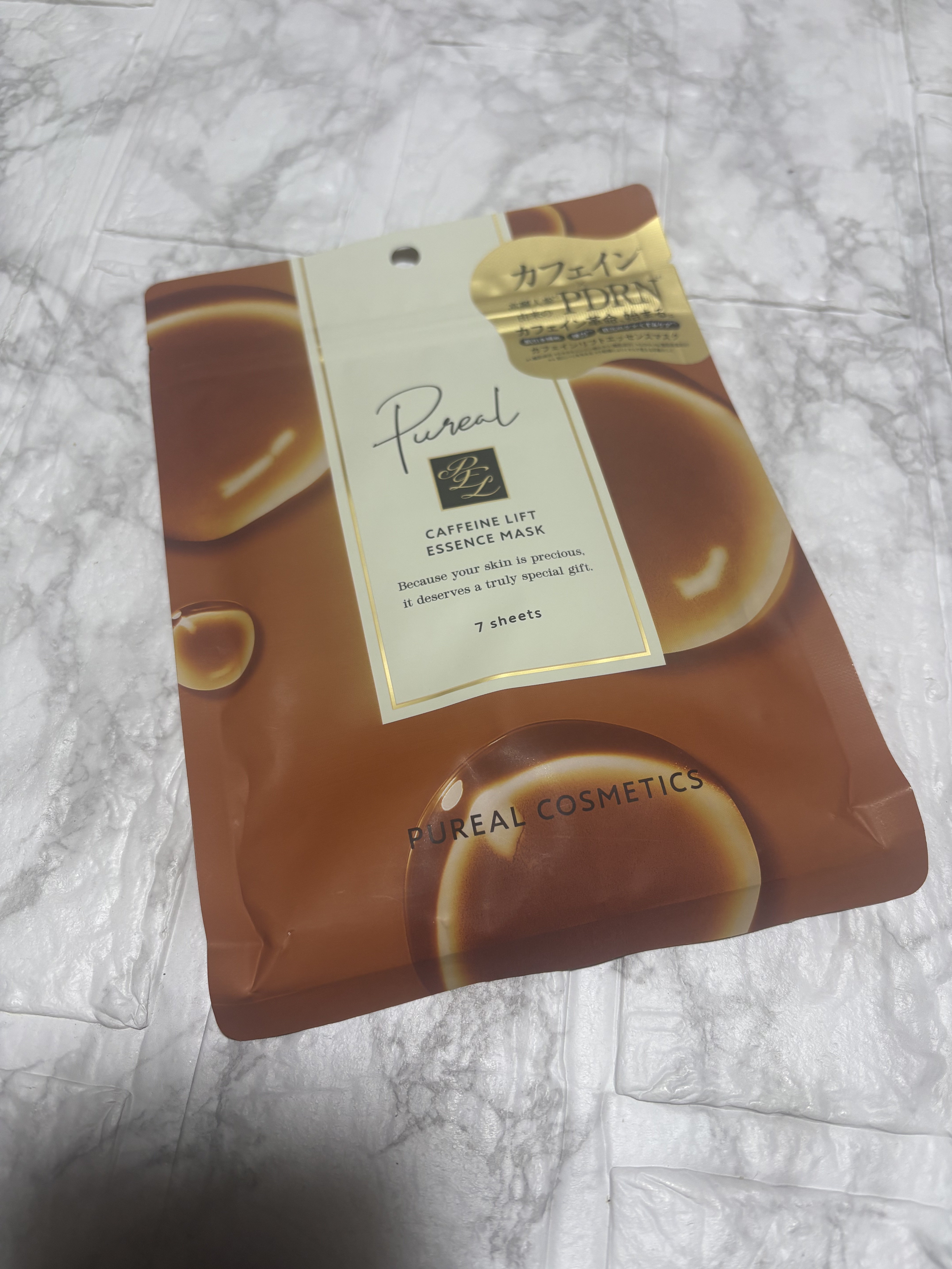 カフェインリフトエッセンスマスク/ピュレア/シートマスク・パックを使ったクチコミ（1枚目）