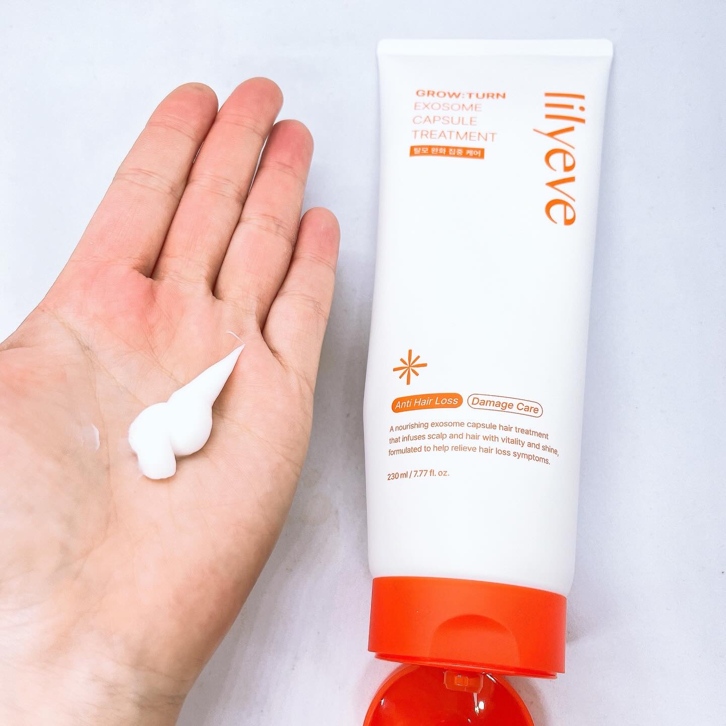 グローターン エクソソーム カプセル トリートメン/リリーイブ/洗い流すヘアトリートメントを使ったクチコミ（3枚目）