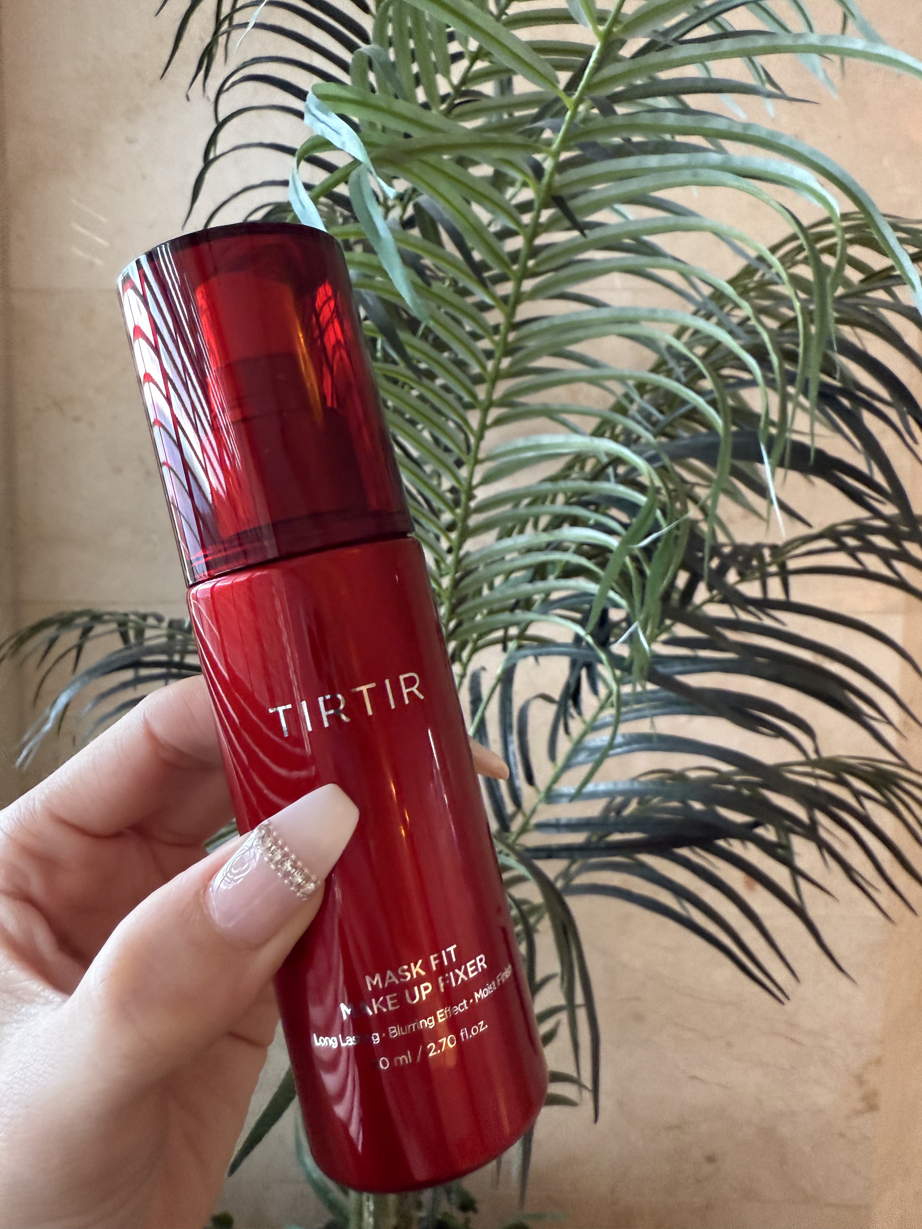 マスクフィット メイクアップフィクサー/TIRTIR(ティルティル)/フィックスミストを使ったクチコミ（1枚目）