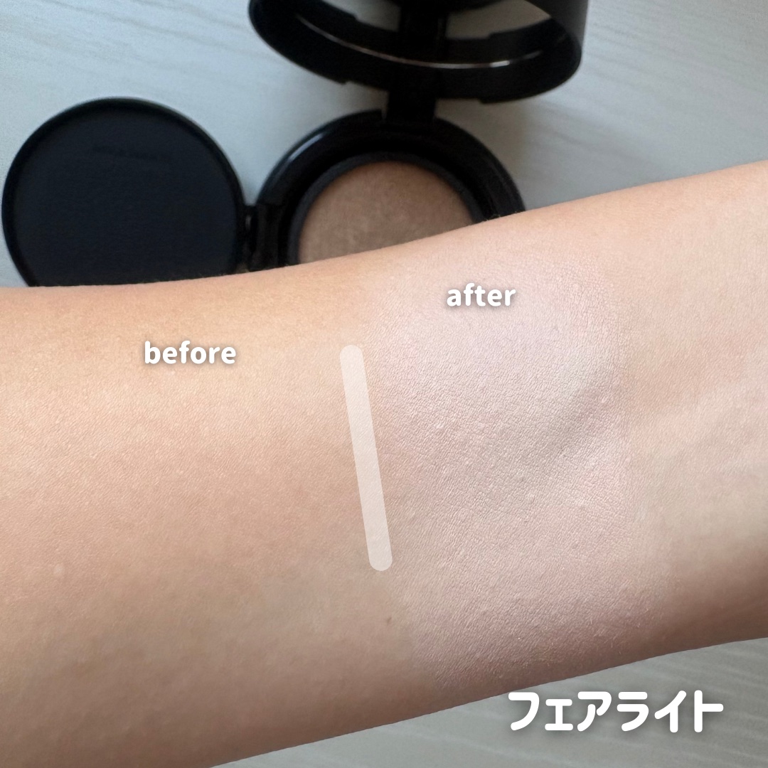 ジョンセンムル スキンヌーダーロングウェアクッション フェアライト/JUNG SAEM MOOL/クッションファンデーションを使ったクチコミ（3枚目）