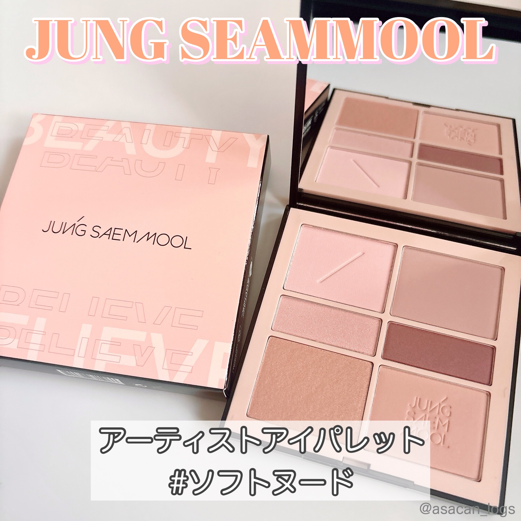 アーティストアイパレット/JUNG SAEM MOOL/アイシャドウパレットを使ったクチコミ（1枚目）