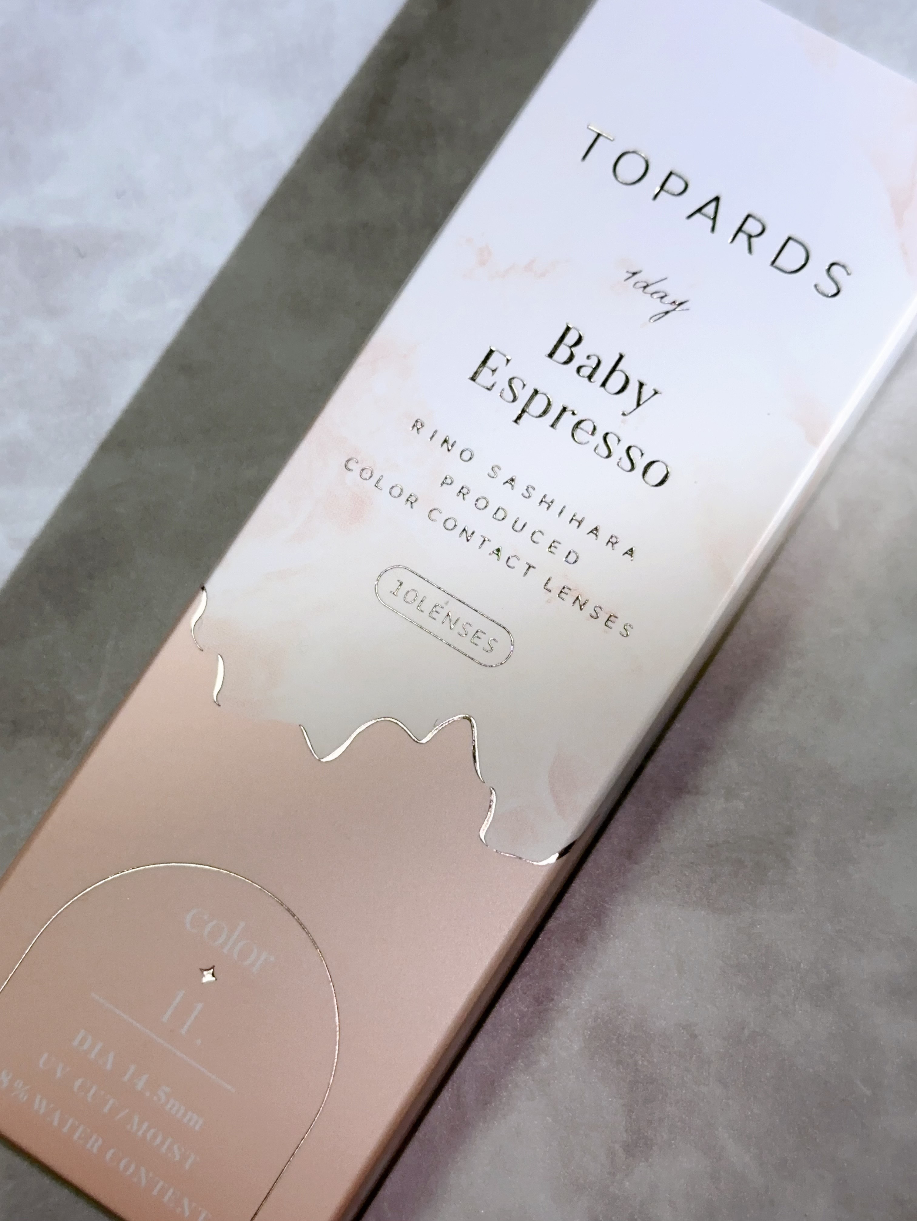 TOPARDS 1day ベイビーエスプレッソ/TOPARDS/ワンデー（１DAY）カラコンを使ったクチコミ（3枚目）