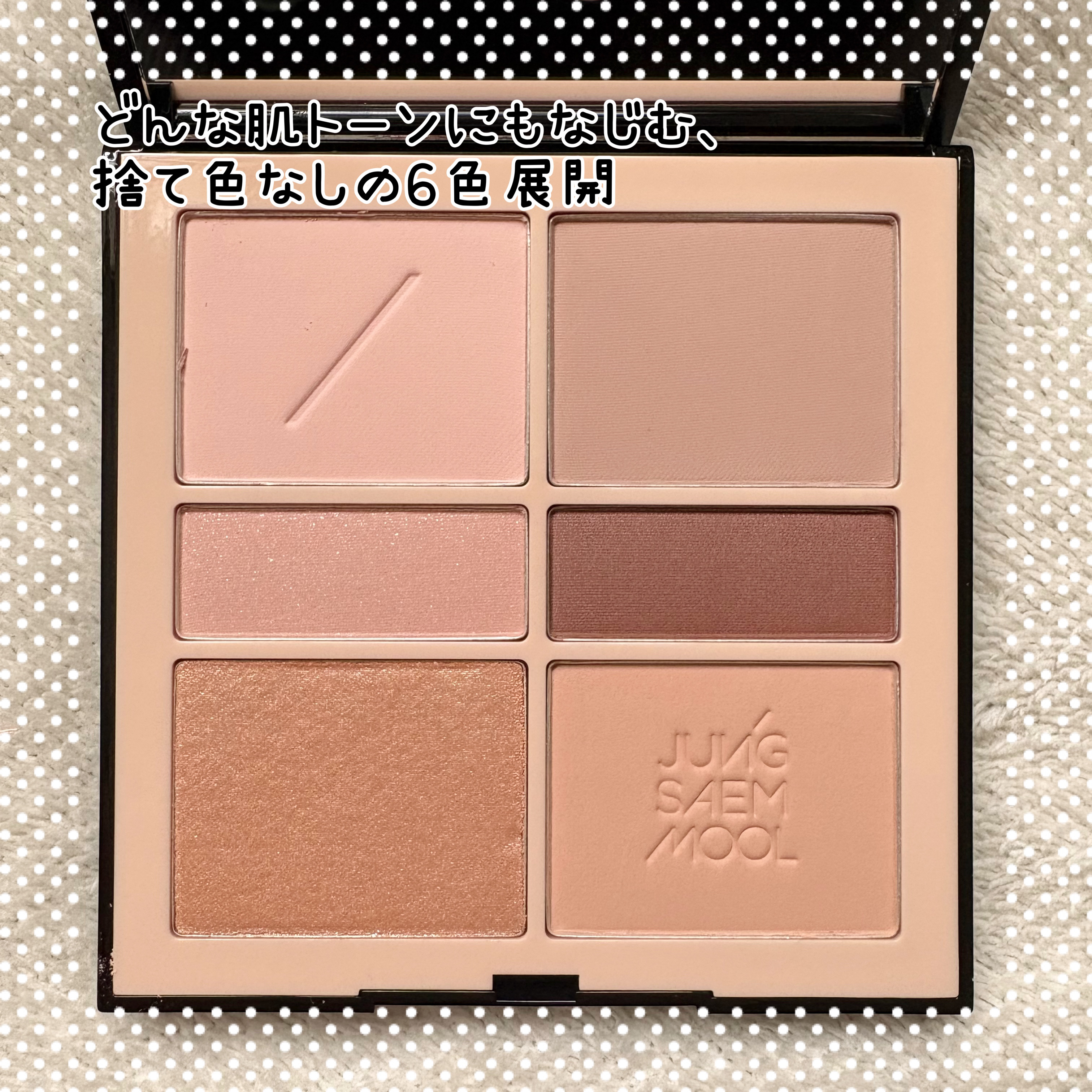 アーティストアイパレット/JUNG SAEM MOOL/アイシャドウパレットを使ったクチコミ（2枚目）