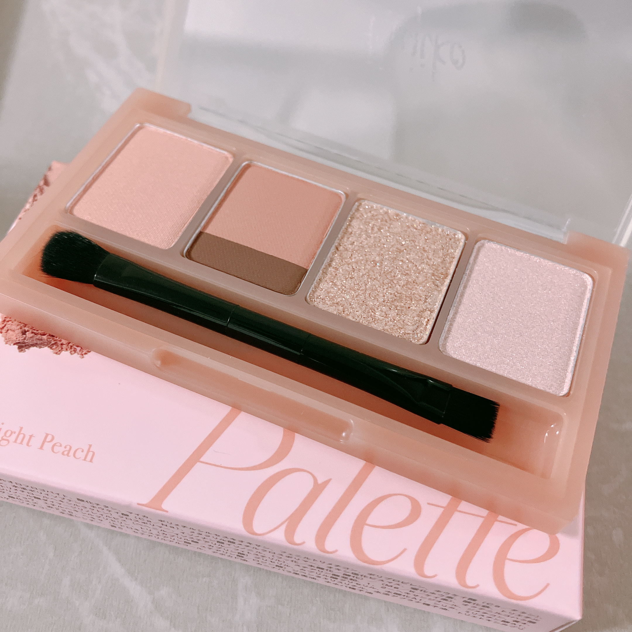 マルチイージーパレット 02 トワイライトピーチ/Fujiko/マルチパレットを使ったクチコミ（1枚目）