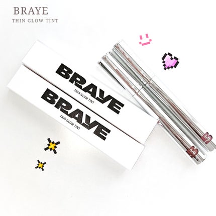 THIN GLOW TINT/BRAYE/口紅を使ったクチコミ(2枚目)