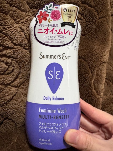 フェミニンウォッシュ マルチベネフィット デイリーバランス/Summer's Eve(サマーズイブ)/デリケートゾーンケアを使ったクチコミ(1枚目)