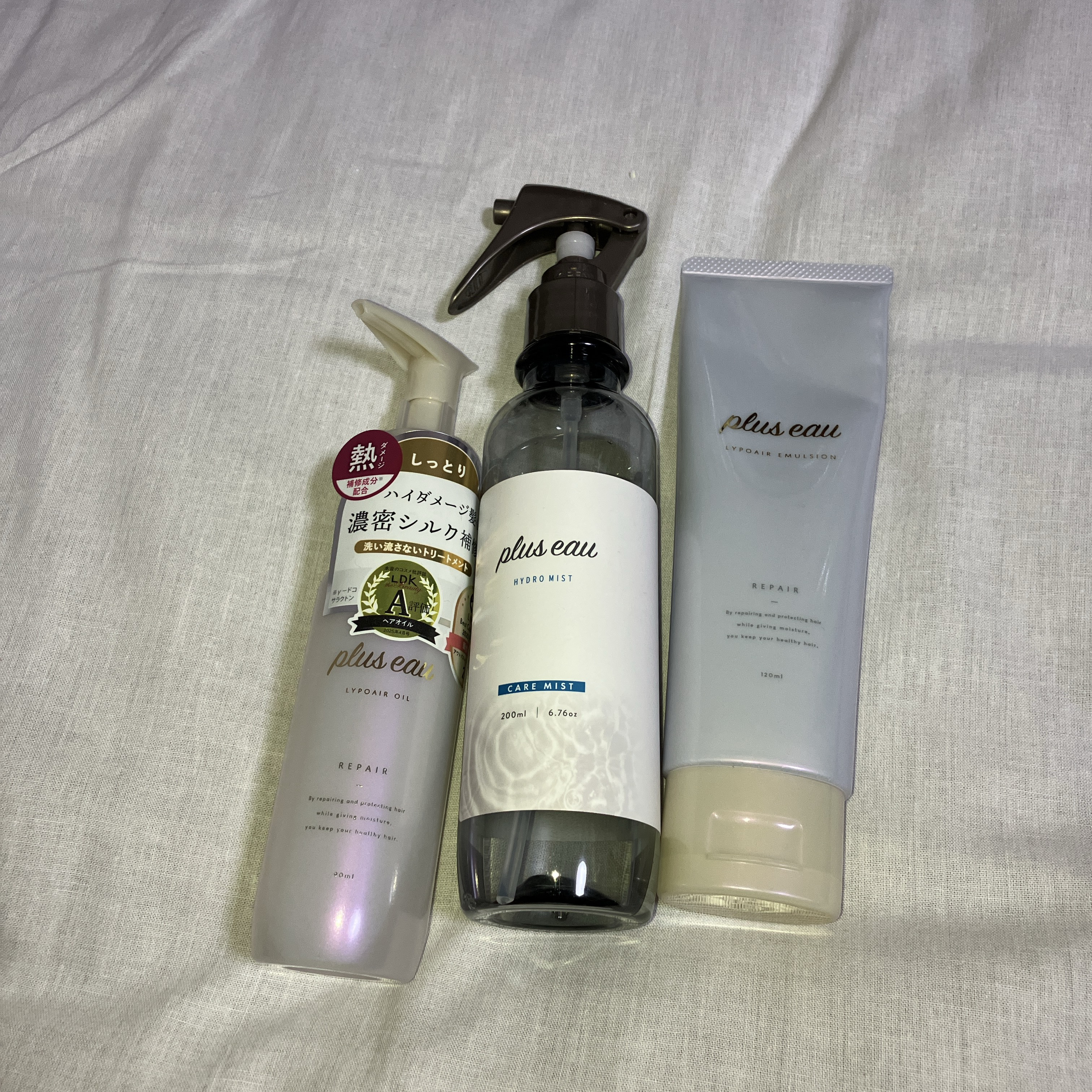 ハイドロミストN/plus eau/アウトバストリートメントを使ったクチコミ（1枚目）