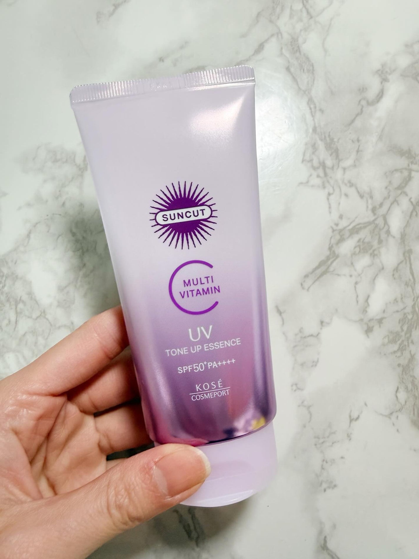 サンカット® マルチビタミン(保湿)トーンアップUV エッセンス クリアラベンダー/サンカット®/日焼け止めローションを使ったクチコミ(5枚目)