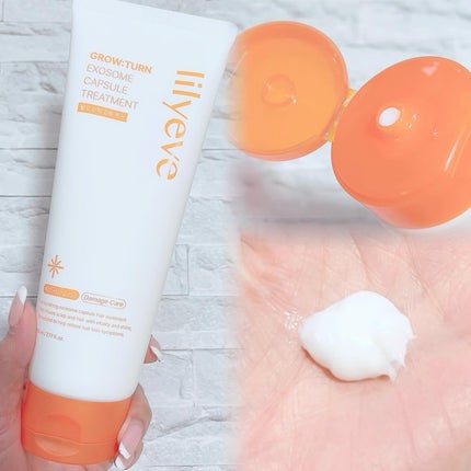 グローターン エクソソーム カプセル トリートメン/リリーイブ/洗い流すヘアトリートメントを使ったクチコミ(2枚目)