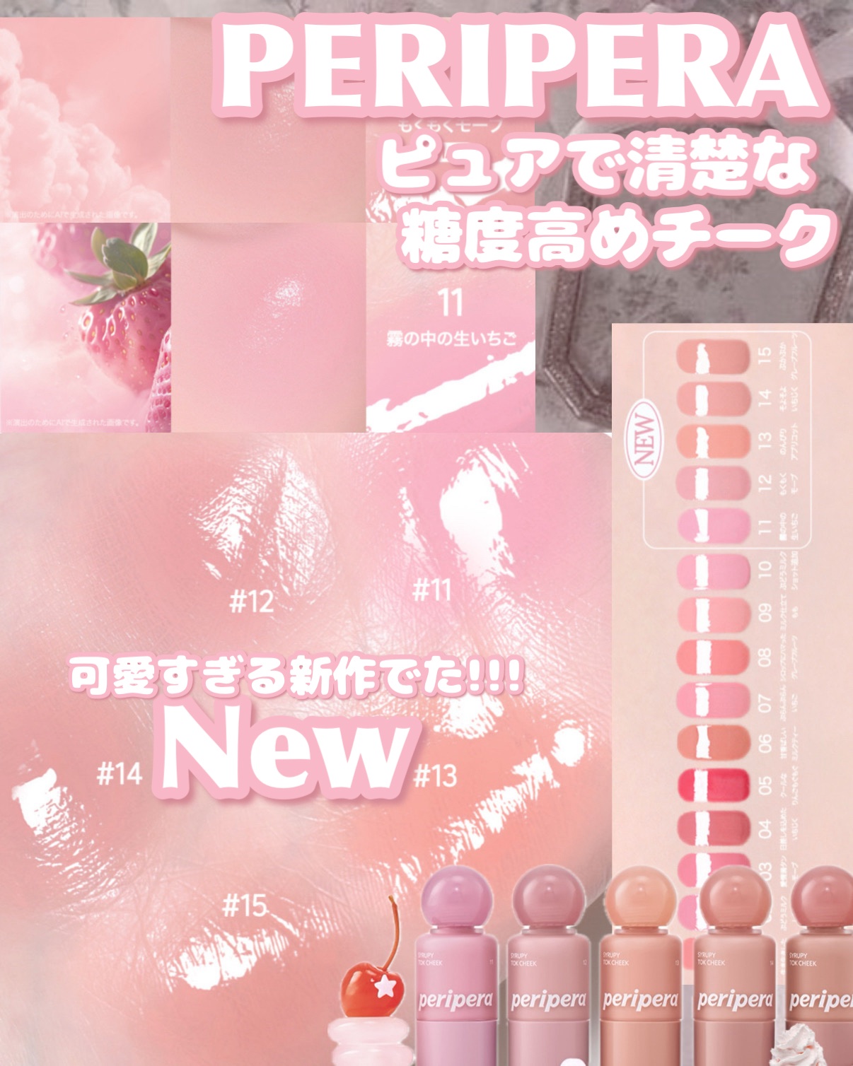 𓊆ྀི  PERIPERA 新作！！  𓊇ྀི



やっっっばいチーク出た！！！！！

ペリペラってほんと痒いところに手が届くというか絶妙な欲しかった色を出すのが上手すぎる߹ᯅ‬߹


今回の新作はふ