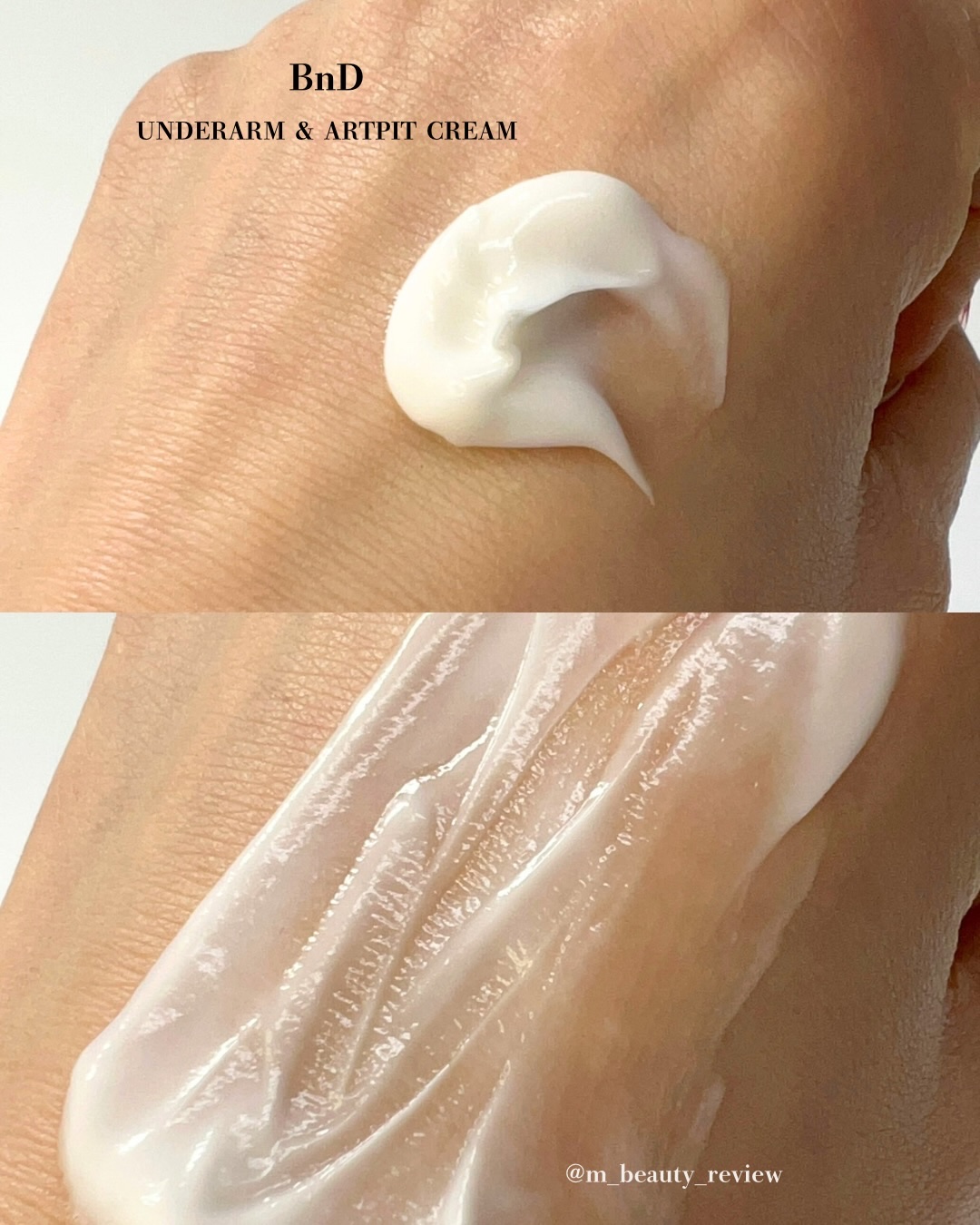 BnDアンダーアームクリーム(ボディクリーム)/BnD/デリケートゾーンケアを使ったクチコミ（2枚目）
