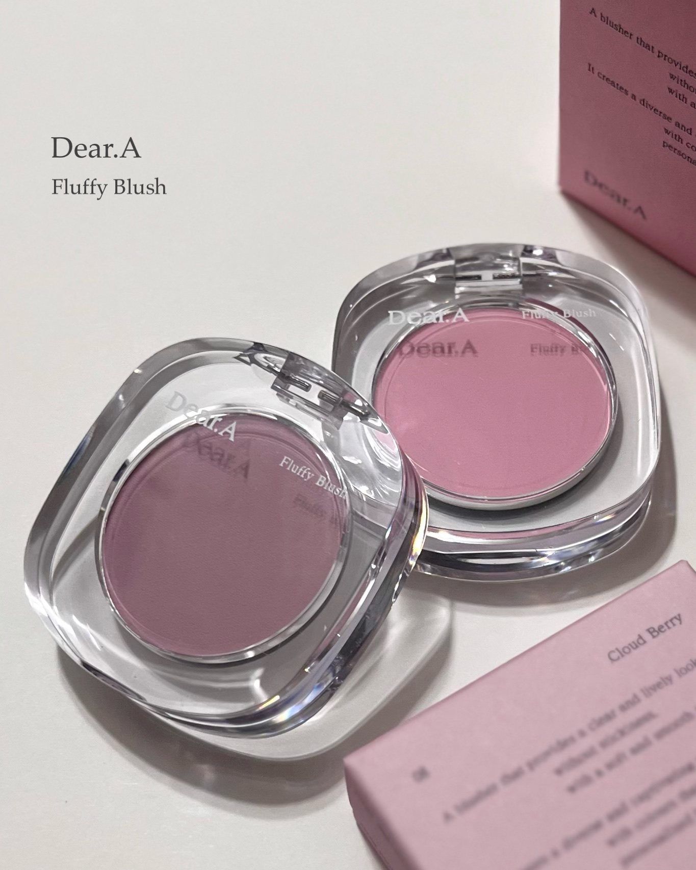 フラッフィーブラッシュ/Dear.A/パウダーチークを使ったクチコミ（2枚目）