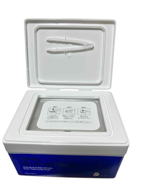 NMNブルースーパーレチノールデイリーターンオーバーマスク/Milk Touch/シートマスク・パックを使ったクチコミ（2枚目）