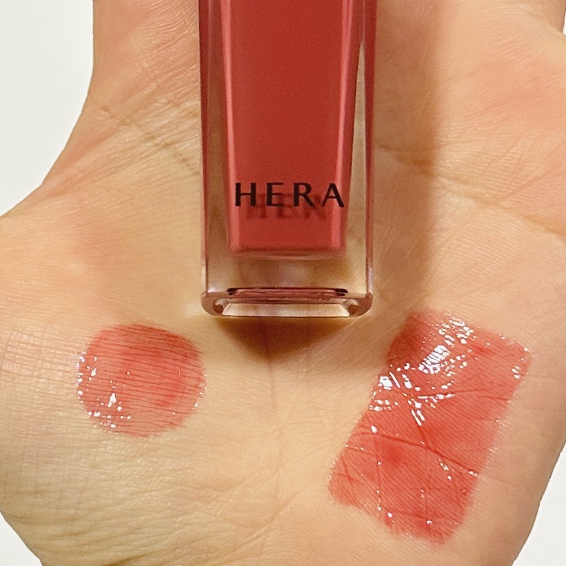 センシュアルヌードグロス 380 cherish/HERA/リップグロスを使ったクチコミ（2枚目）