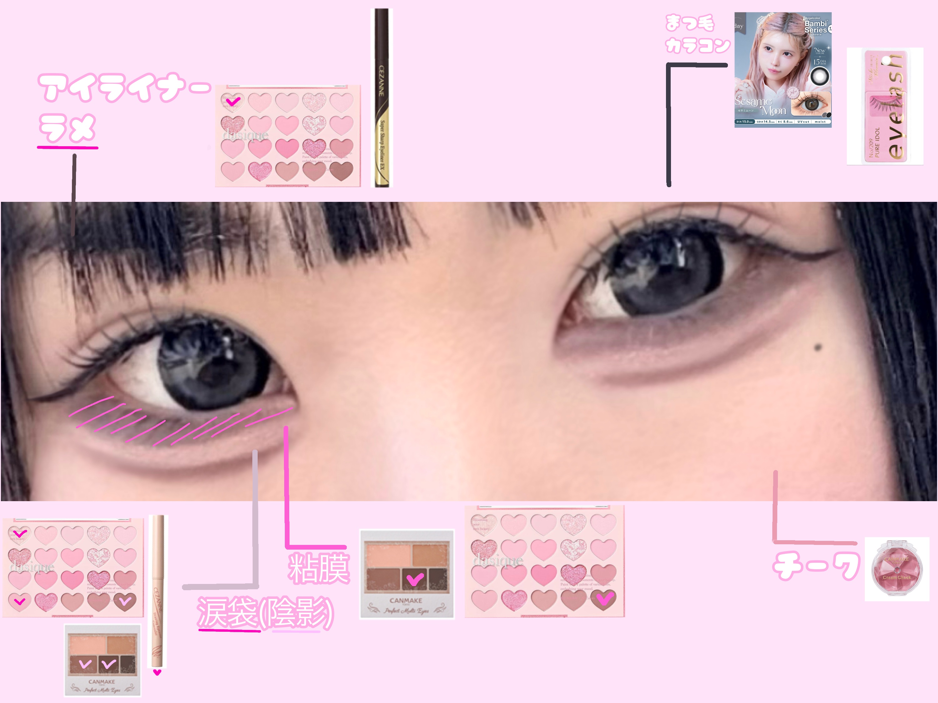 クリームチーク/キャンメイク/ジェル・クリームチークを使ったクチコミ（2枚目）