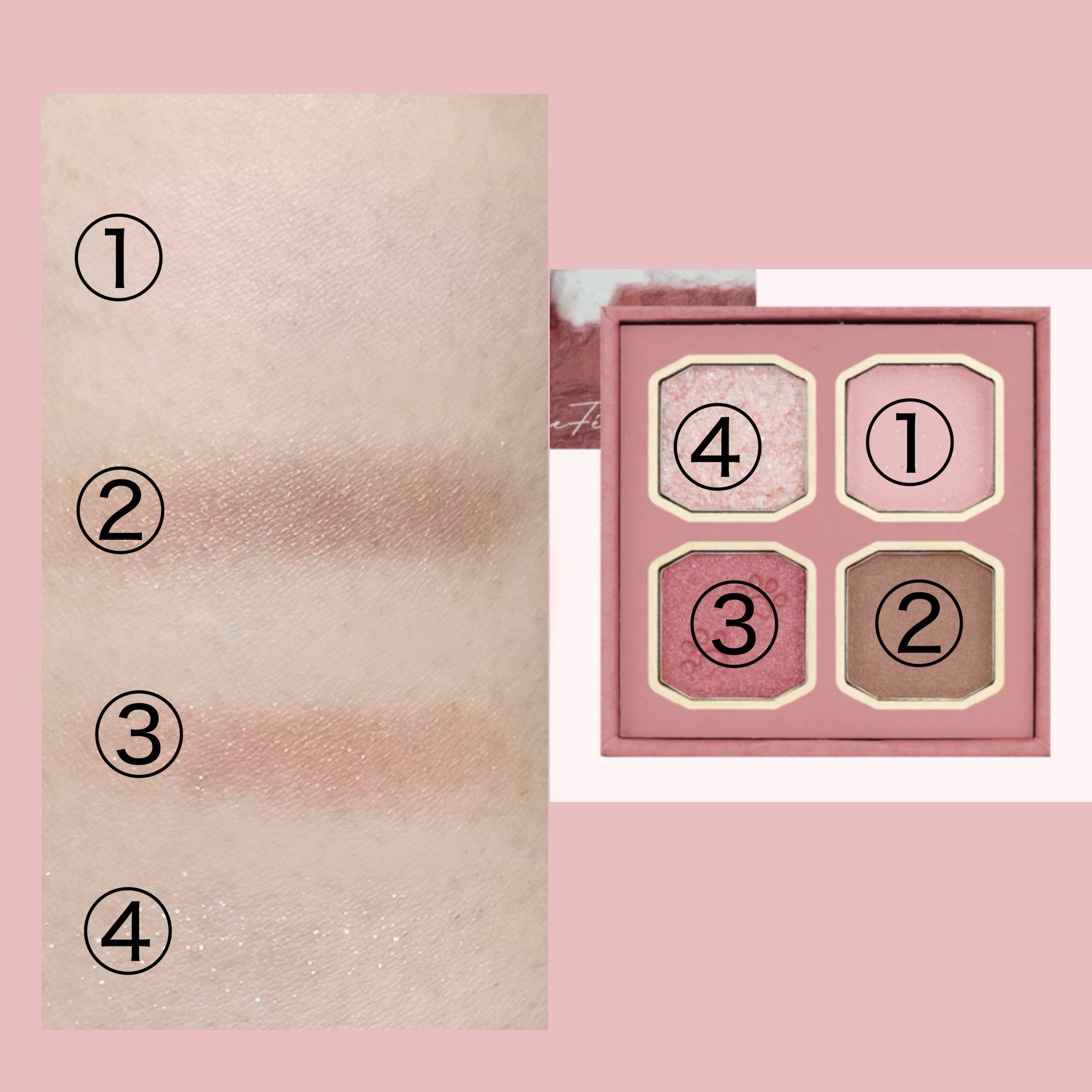 マイキティアイパレット/MilleFée/アイシャドウパレットを使ったクチコミ（3枚目）