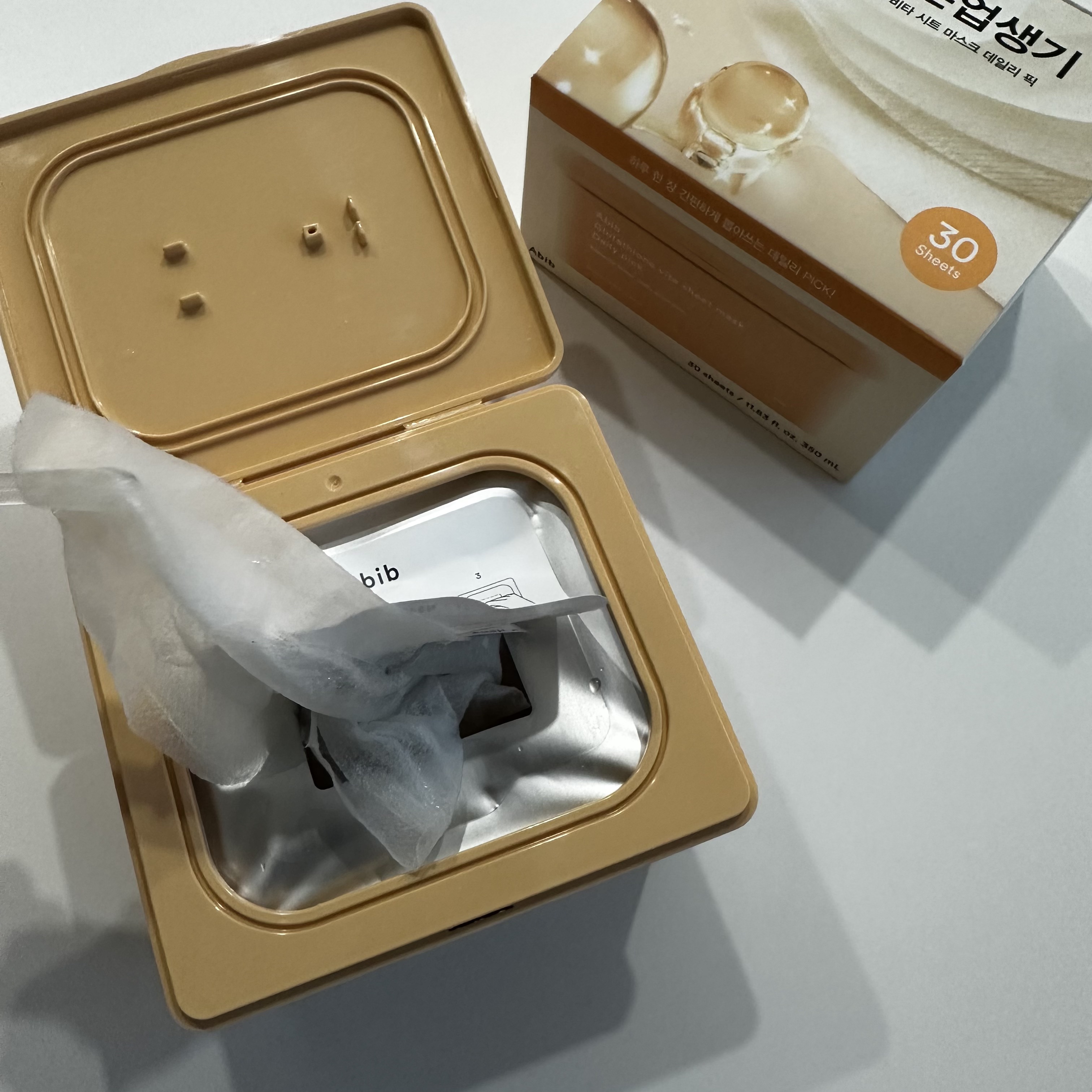 グルタチオンビタシートマスク デイリーピック/Abib /シートマスク・パックを使ったクチコミ（3枚目）