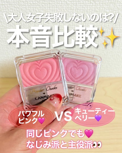 パウダーチークス/キャンメイク/パウダーチークを使ったクチコミ(1枚目)