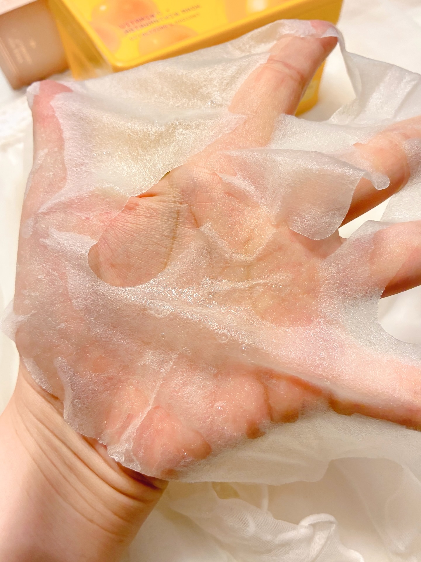 ビタミンC アスタキサンチン マスク/VT/シートマスク・パックを使ったクチコミ（2枚目）