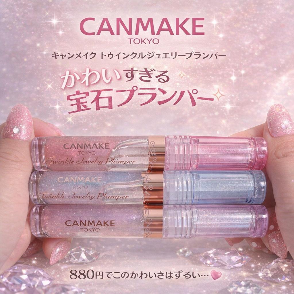トゥインクルジュエリープランパー/キャンメイク/リップグロスを使ったクチコミ（1枚目）